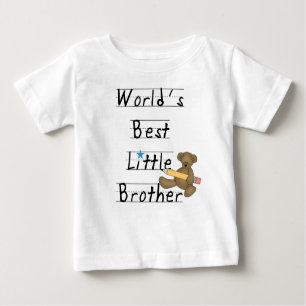 T-shirt Pour Bébé World Best Little Brother