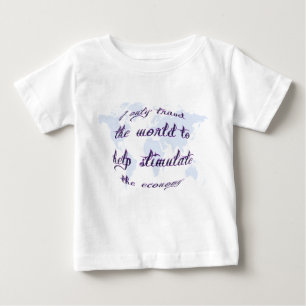 T-shirt Pour Bébé World Travel World