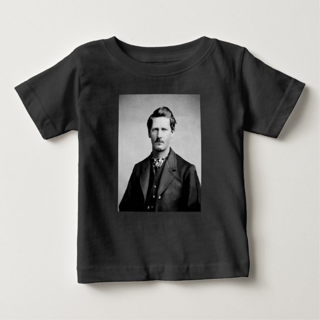 T-shirt Pour Bébé Wyatt Earp : Lawman, Gunfighter, Gardien de salon (Devant)