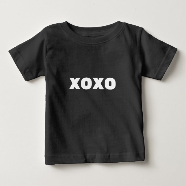 T-shirt Pour Bébé Xoxo (Devant)