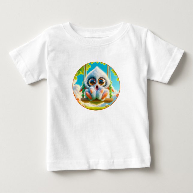 T-shirt Pour Bébé Yéti (Devant)