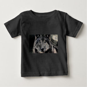 T-shirt Pour Bébé Yeux de loup