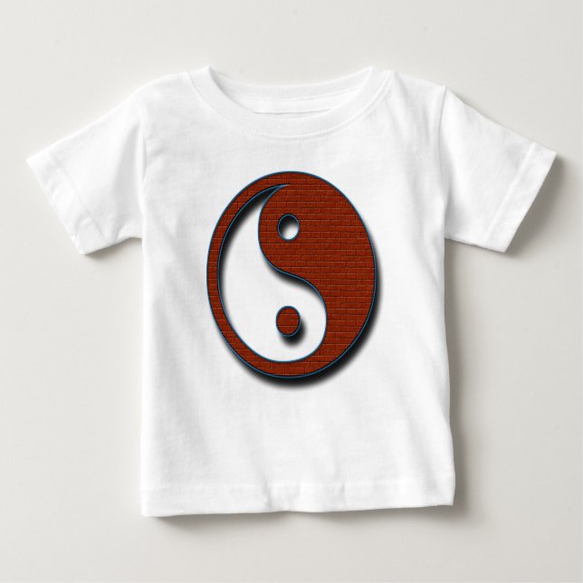 T-shirt Pour Bébé Yin Yang par Shirley Taylor (Devant)