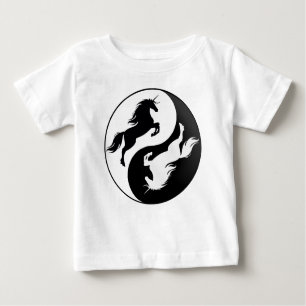 T-shirt Pour Bébé Yin Yang Unicorn