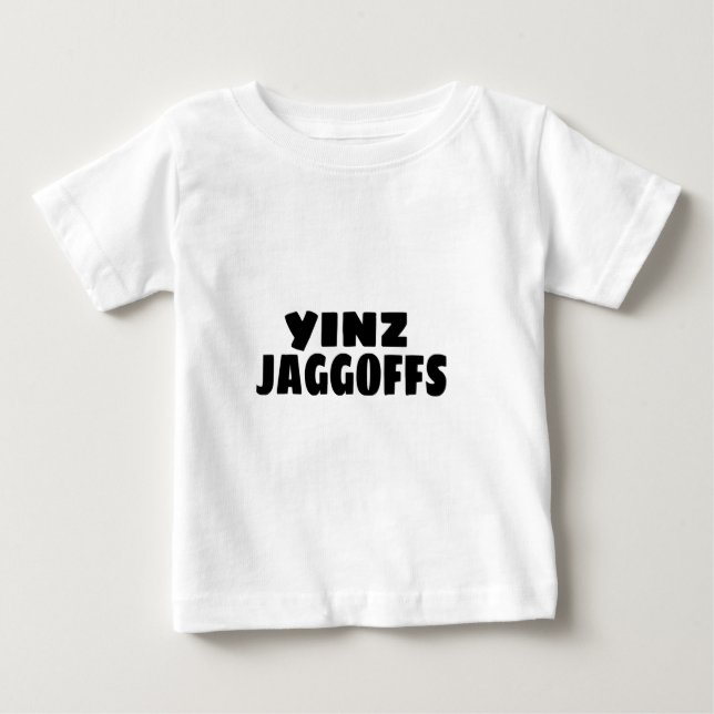 T-shirt Pour Bébé Yinz Jaggoffs (Devant)