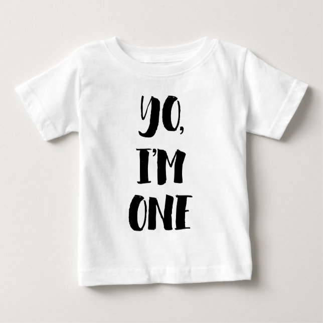 T-shirt Pour Bébé Yo, je suis One (Devant)