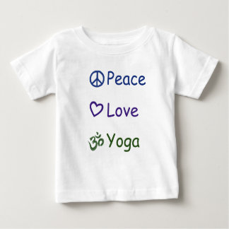 T-shirt Pour Bébé Yoga d'amour de paix