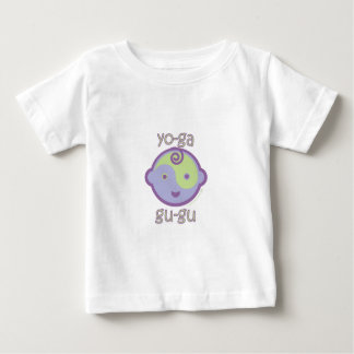 T-shirt Pour Bébé Yoga Speak Baby : Yo-Ga Gu Gu