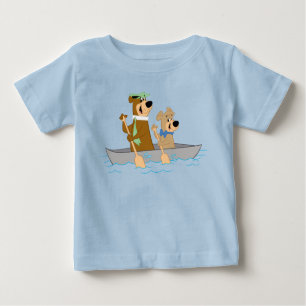 T-shirt Pour Bébé Yogi Bear et Boo Boo Fun Canoe Adventure