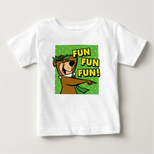 T-shirt Pour Bébé Yogi Bear Fun Amusant