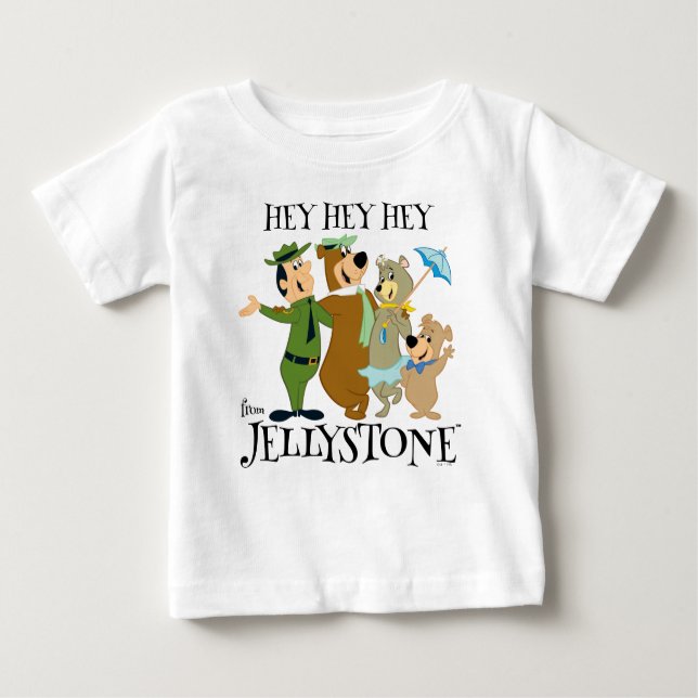 T-shirt Pour Bébé Yogi Ours et amis Accueil chaleureux (Devant)