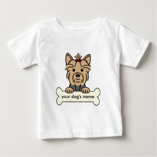 T-shirt Pour Bébé Yorkie personnalisé