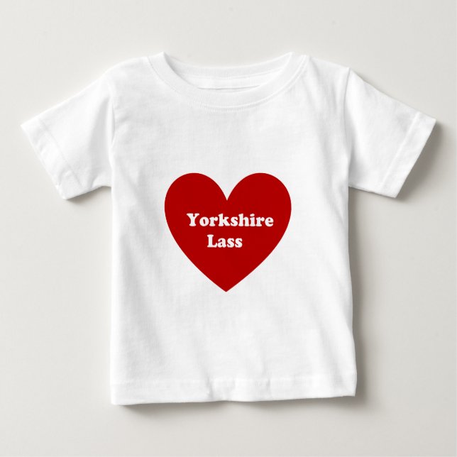 T-shirt Pour Bébé Yorkshire Lass (Devant)