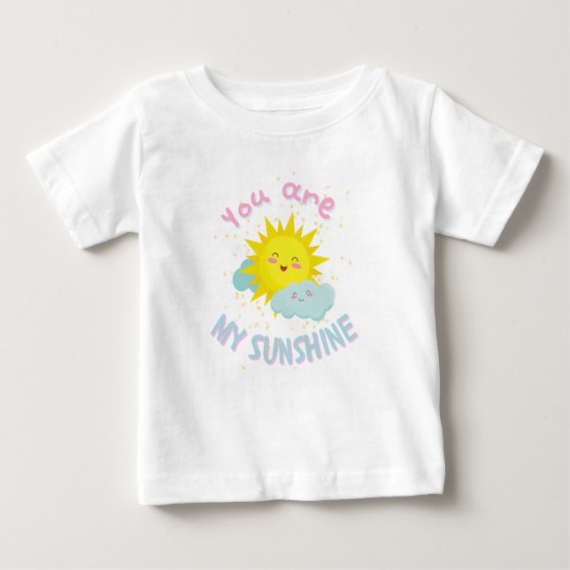 T-shirt Pour Bébé You Are My Sunshine (Devant)