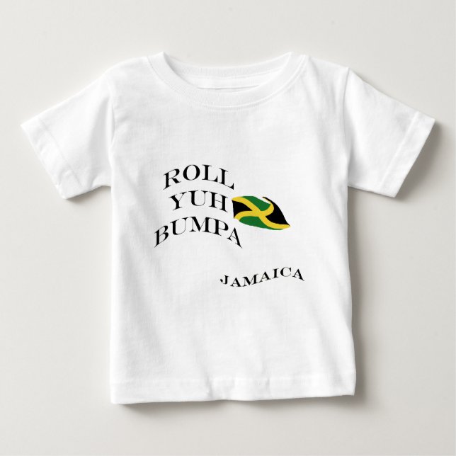 T-shirt Pour Bébé Yuh Bumpa de petit pain de 071 Jamaïque (Devant)