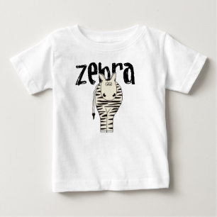 T-shirt Pour Bébé Zèbre