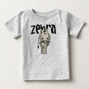 T-shirt Pour Bébé Zèbre