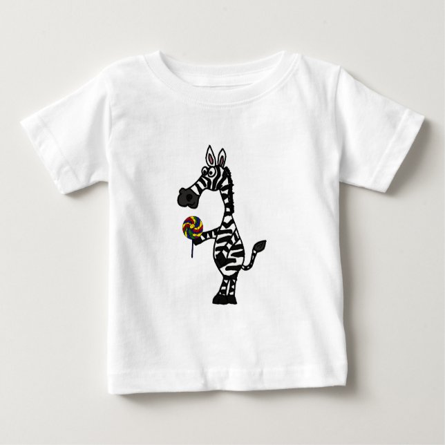 T-shirt Pour Bébé Zèbre génial de BB avec un équipement de bébé de (Devant)