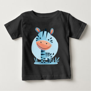 T-shirt Pour Bébé Zippity the Zebra - Joli Safari Baby Bodysuit