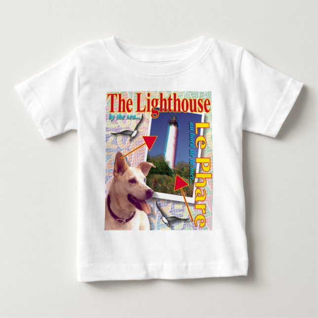 T-shirt Pour Bébé ZoeSPEAK - Le phare (Devant)