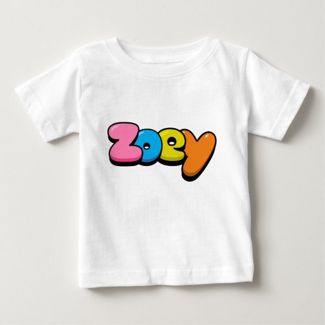 T-shirt Pour Bébé Zoey (Devant)