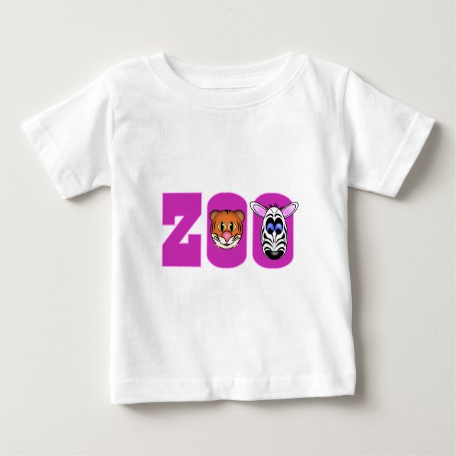 T-SHIRT POUR BÉBÉ ZOO (Devant)