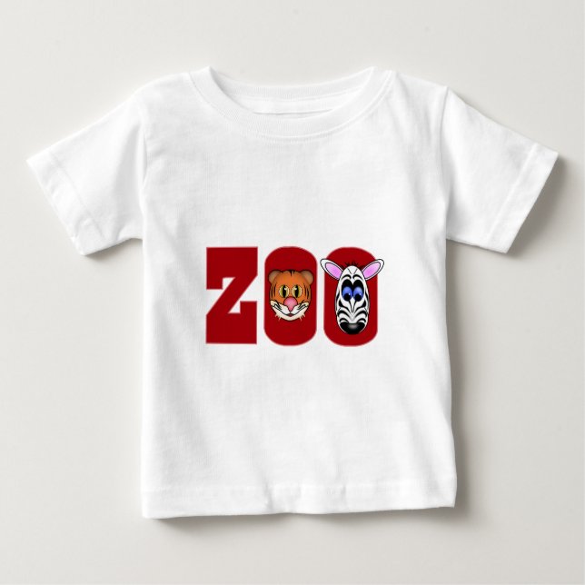 T-SHIRT POUR BÉBÉ ZOO (Devant)