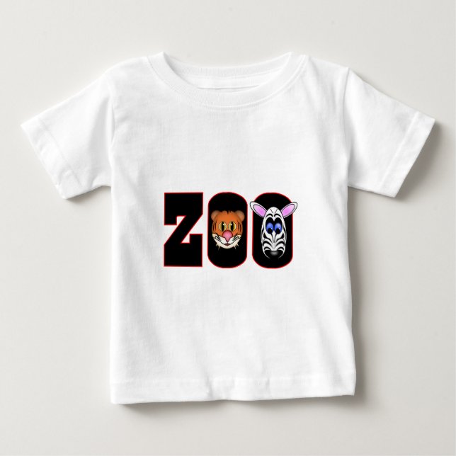 T-SHIRT POUR BÉBÉ ZOO (Devant)