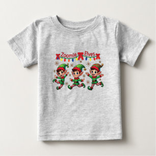 T-shirt Pour Bébé Zoomie Elves Noël