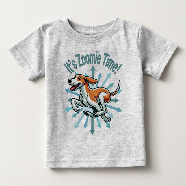 T-shirt Pour Bébé Zoomie Time American Fox Hound (Devant)