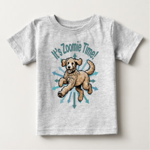 T-shirt Pour Bébé Zoomie Time Golden Doodle