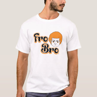 T-shirt Pour Bro - orange et noir