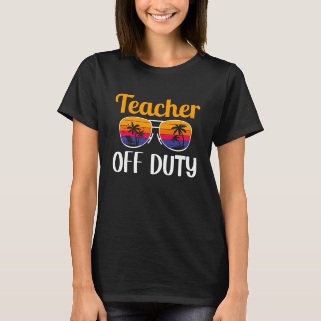 T-Shirt pour cadeau d'enseignant Été (Devant)