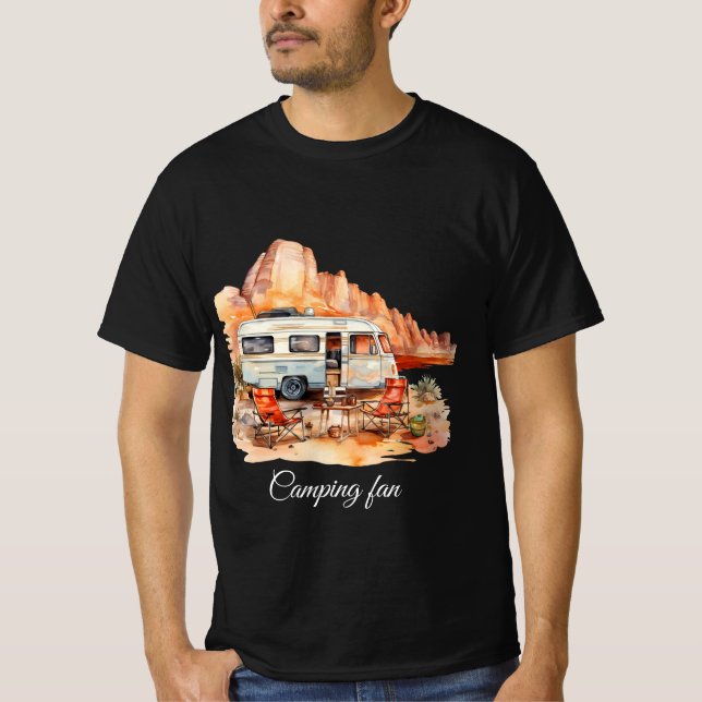 T-shirt pour campeurs (Devant)