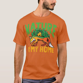 T-shirt Pour Camping Avec Tente Nature Est Ma Maison 1367