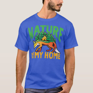 T-shirt Pour Camping Avec Tente Nature Est Ma Maison 1840