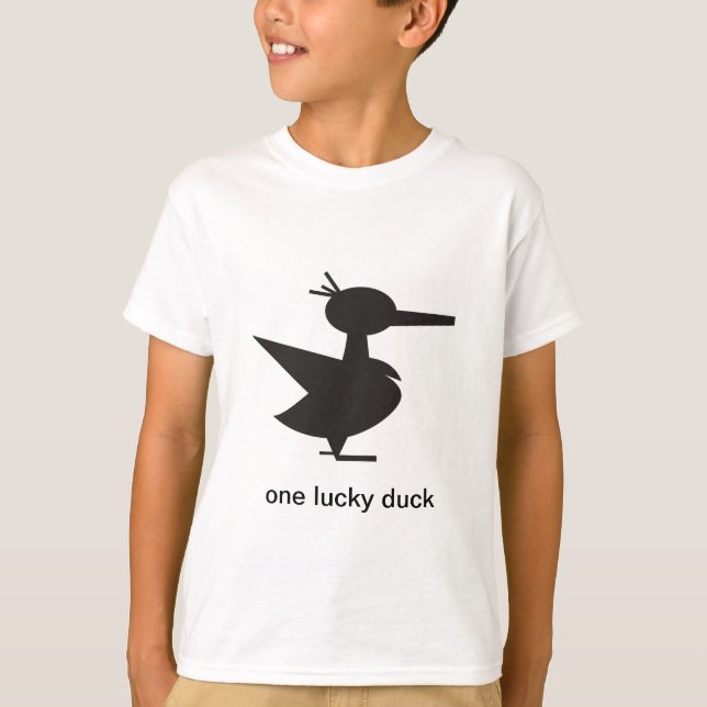 T-Shirt pour canard chanceux (Devant)
