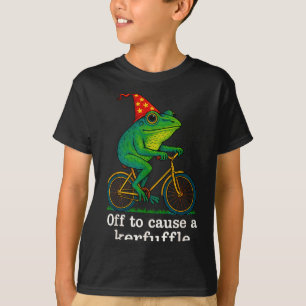 T-shirt Pour causer une agitation drôle de grenouille magi