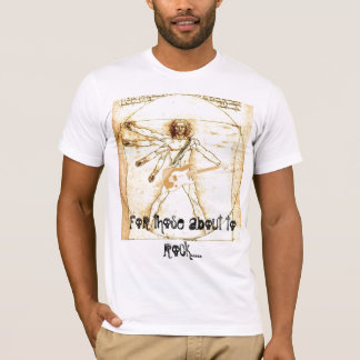 T-shirt pour ceux environ à la roche