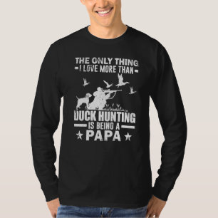 T-shirt Pour Chasse De Canard Chasse De Canard Avec Papa C