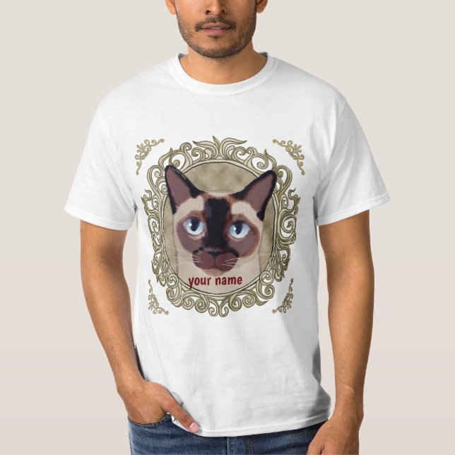T-shirt pour chat Tonkinais (Devant)