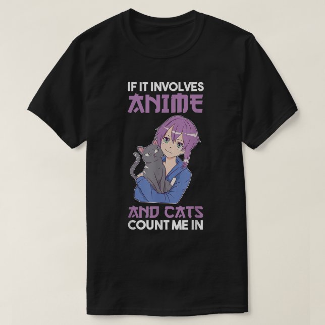 T-shirt pour chats (Design devant)