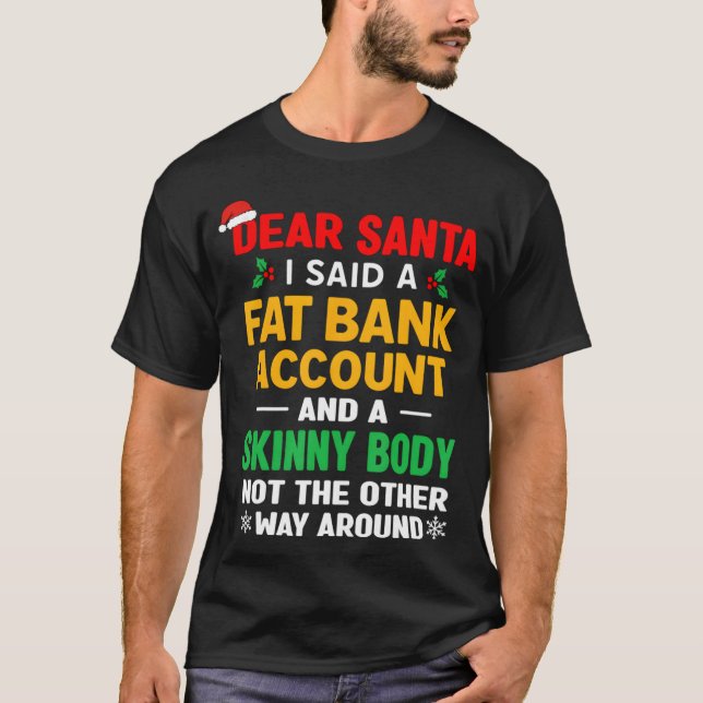 T-shirt Pour cher Père Noël - graphique (Devant)