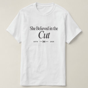 T-shirt pour coiffeurs appréciant la coupe de chev