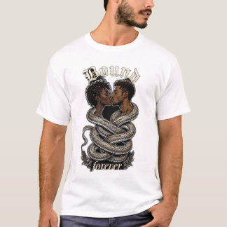 T-shirt pour couples « À jamais liés » — pour lui