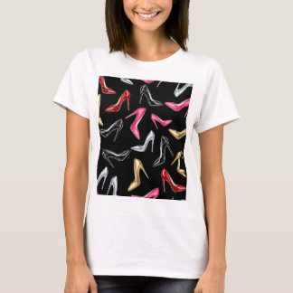 T-shirt pour couples à motif Stiletto — Pour Elle
