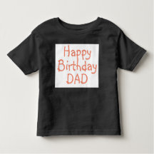 T-shirt pour DAD heureux anniversaire