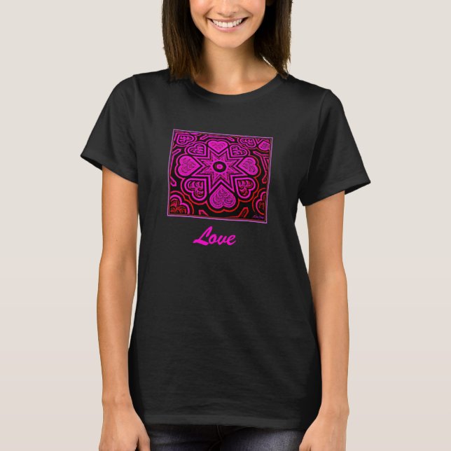 T-shirt pour dames 'Amour' (Devant)
