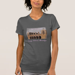 T-shirt pour dames avec la façade du restaurant Ch