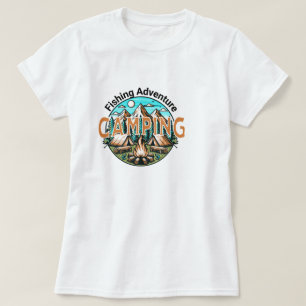 T-Shirt pour dames de pêche/camping